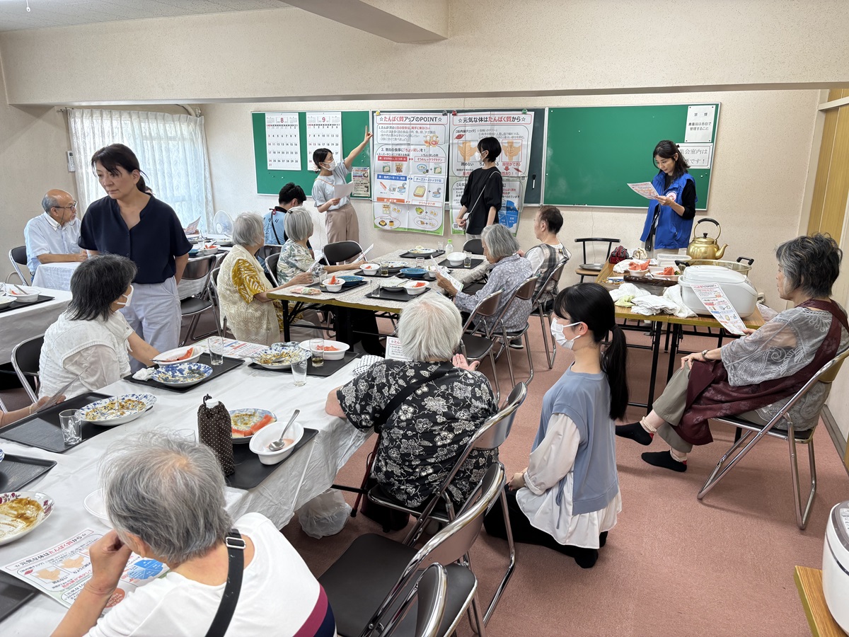 栄養指導「たんぱく質摂取のポイント」