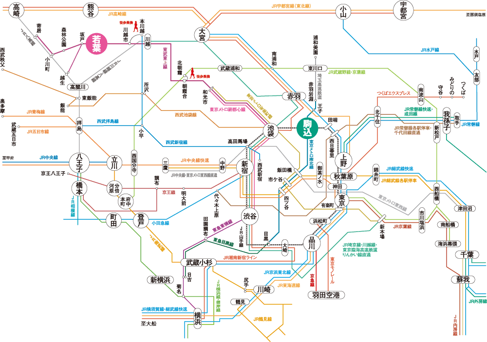 鉄道路線図