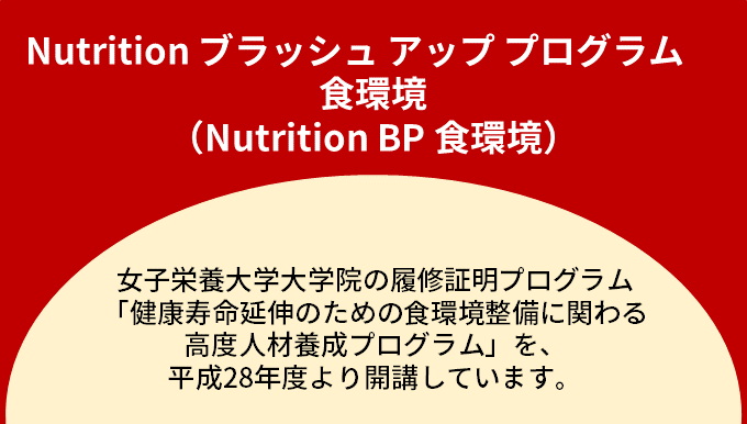 Nutritionブラッシュアッププログラム食環境（Nutrition BP 食環境）