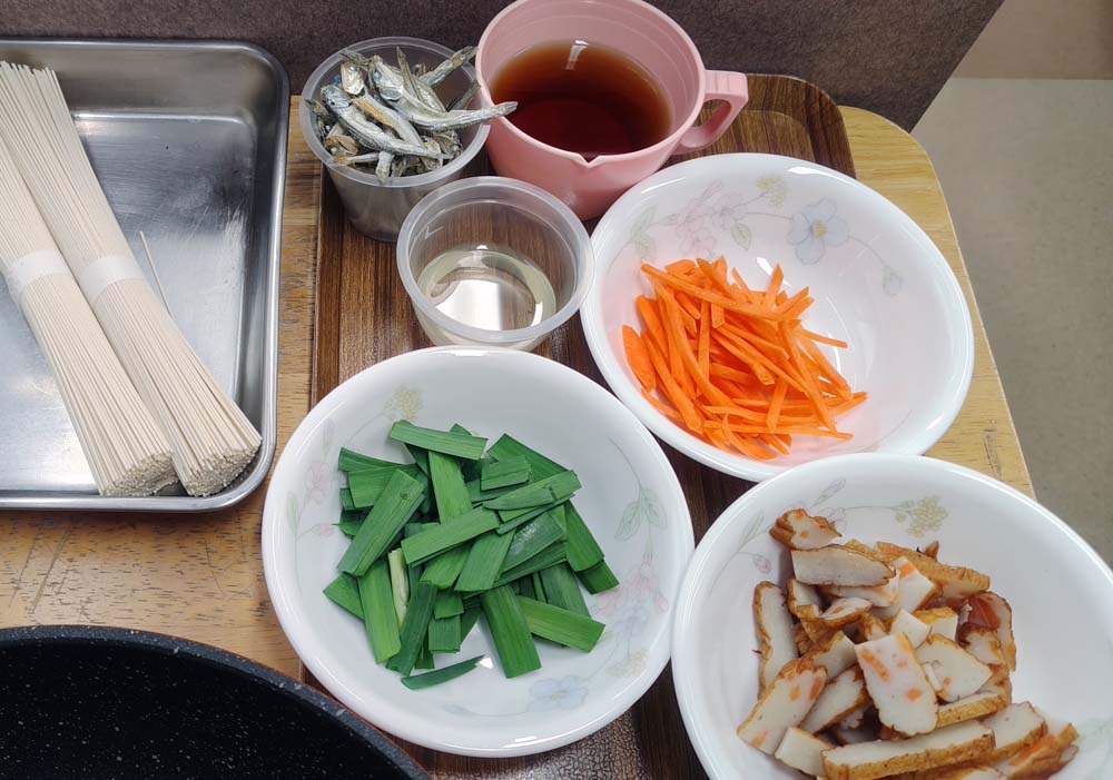 油ぞうめん材料画像