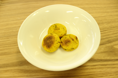 「かぼちゃの煮物deクッキー」 実践栄養学科3年　土田　莉子さん
