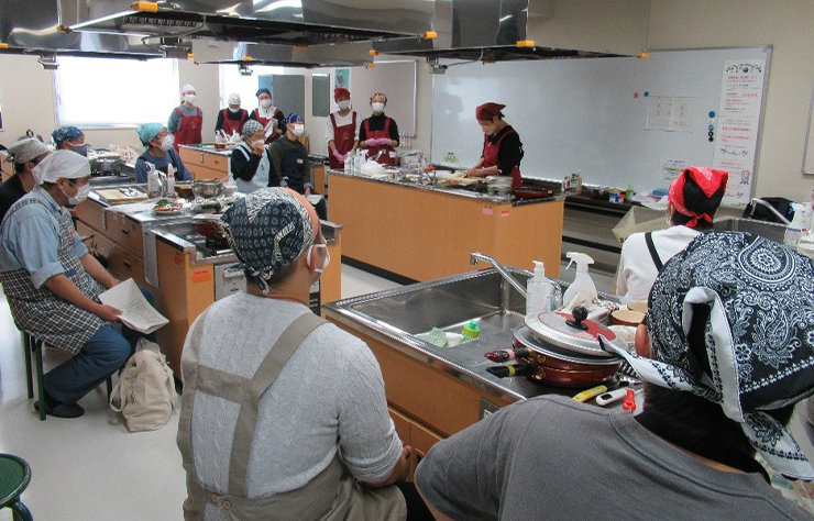 桶川市男女共同参画セミナー「男性料理教室」に協力