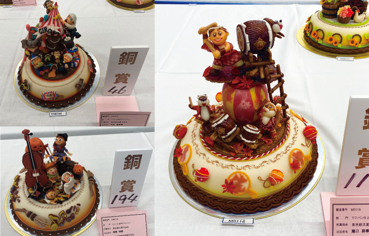 「2022 ジャパンケーキショー東京」で専門学校製菓科の生徒、職員が入賞