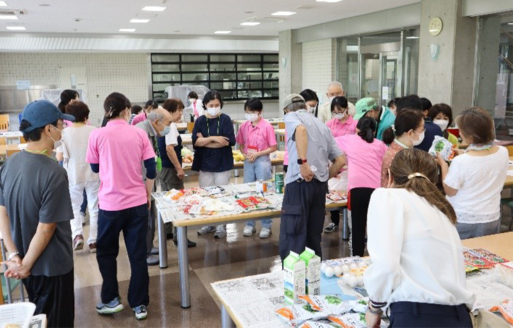 埼玉東上地域大学教育プラットフォーム（TJUP）の公開講座 「いざという時のために、無理なくできる家庭備蓄と簡単調理」を開催