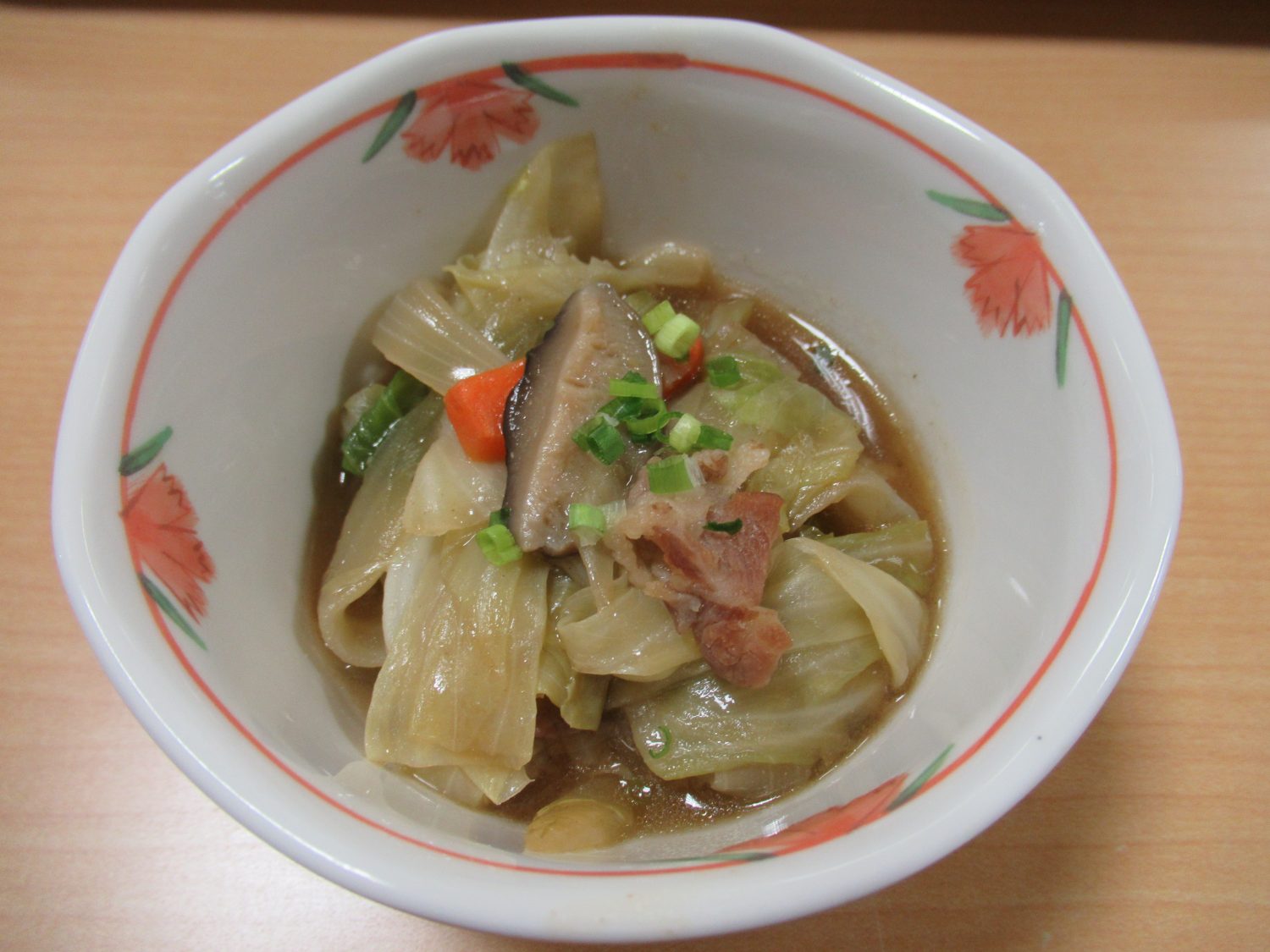 ◎ 小鉢 「嬬恋キャベツと豚肉の炒め煮」 2022.8.22(月)