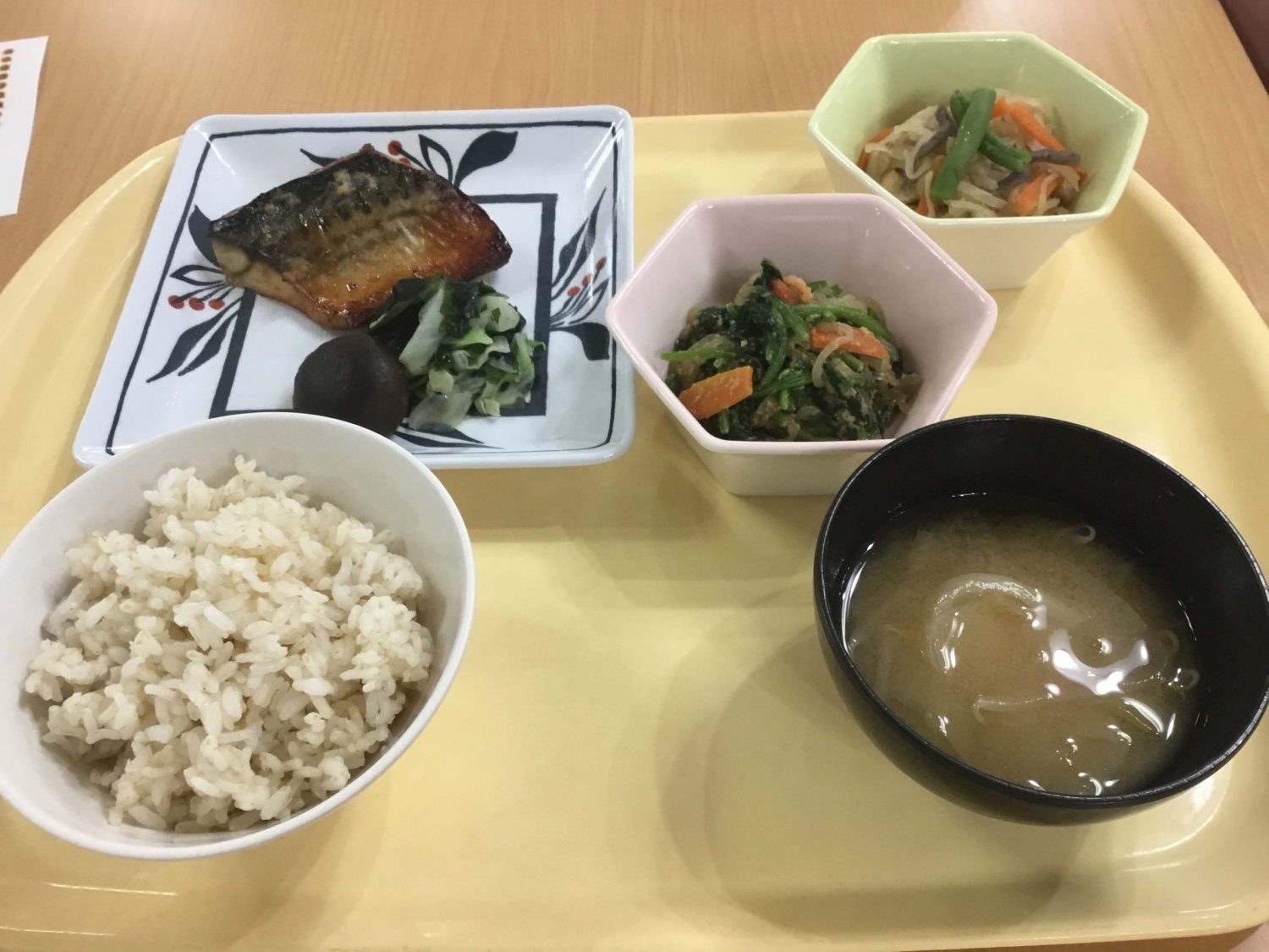 ◎ 定食 「さばの塩麹漬け（つけあわせ「嬬恋キャベツの浅漬け風」）」 2022.8.26(金)