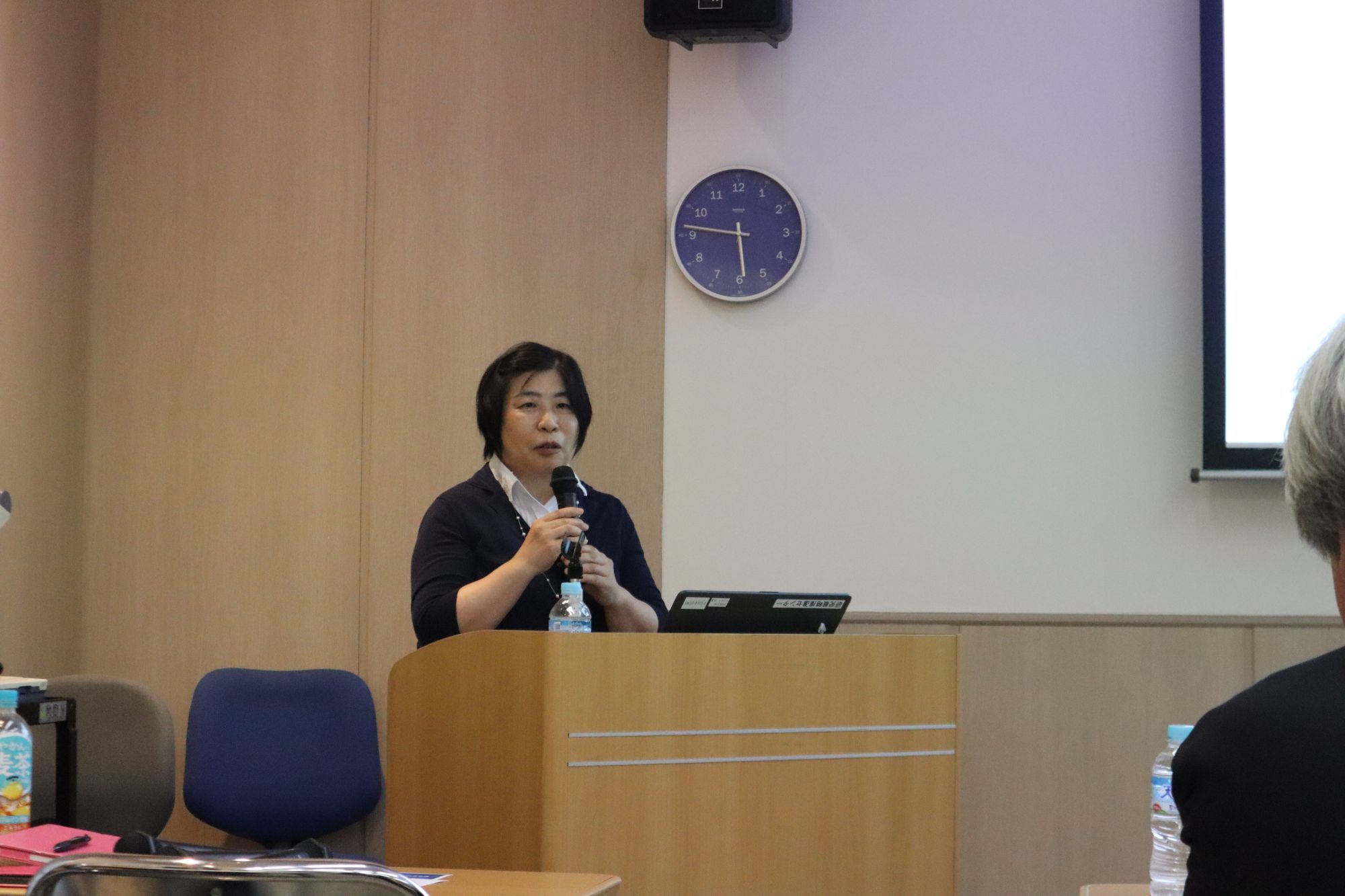 蒲池 桂子教授：講演タイトルは「健康プログラム実施の変遷と今後の取り組み」