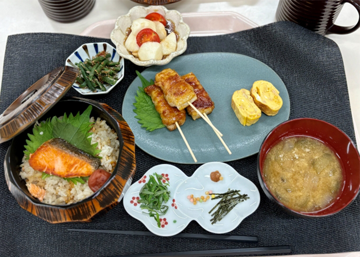 最優秀賞を受賞した道下さんの献立