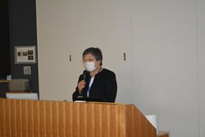 ▲三好恵子短期大学部による紹介