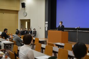 ▲香川学長挨拶