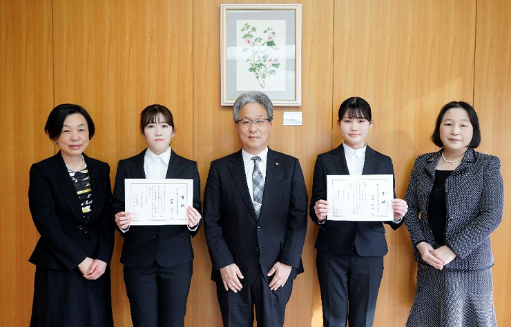 2022年度 女子栄養大学学長奨励賞授与